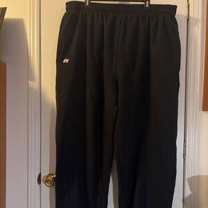 Russell Athletic Joggers Men's 3XL Black Fleece Pants 38X34